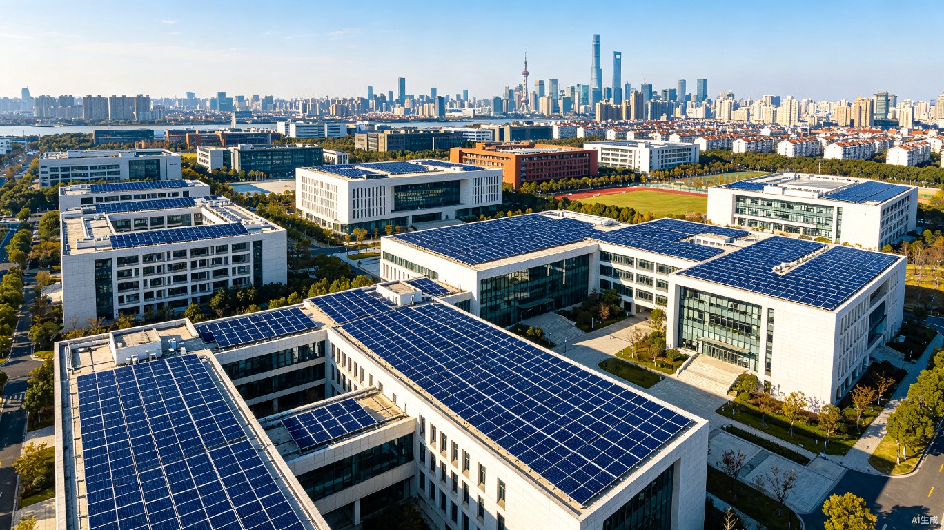 上海工程技术大学智慧校园光伏
